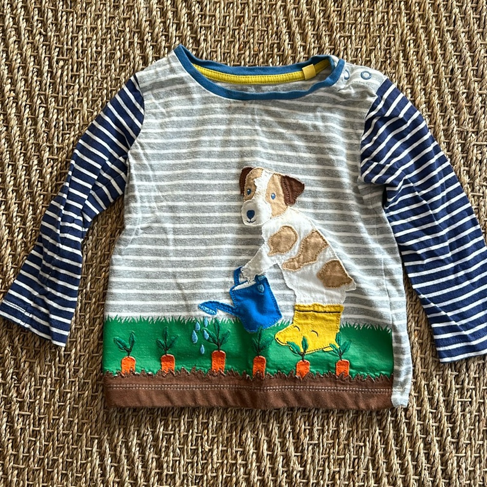 Baby Boden appliqué boys shirt